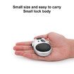 Cartoon Cow Stretchable Wire Rope Lock Wire Cable Password Lock Portable Suitcase Backpack Lock Riding Anti Theft Helmet Lock Color White