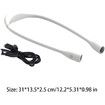 Neck Reading Light LED Rechargeable Hanging Lamp Bed Portable Hands Free Illumination Study Knitting Nighttime Accessory White
