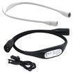 Neck Reading Light LED Rechargeable Hanging Lamp Bed Portable Hands Free Illumination Study Knitting Nighttime Accessory White