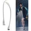 Neck Reading Light LED Rechargeable Hanging Lamp Bed Portable Hands Free Illumination Study Knitting Nighttime Accessory White