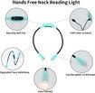 Book Reading Light, Neck Light Anywhere Hands Free (Green)