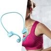 Bluetooth 5.0 Bone Conduction Headphones Sweatproof for Workouts Sport Blue