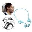 Bluetooth 5.0 Bone Conduction Headphones Sweatproof for Workouts Sport Blue