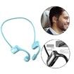Bluetooth 5.0 Bone Conduction Headphones Sweatproof for Workouts Sport Blue