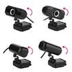 1080P Web Cam HD Camera Webcam with Mic Microphone for Computer PC Laptop Notebook