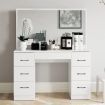 Dressing Table Set with Mirror Makeup Dresser Vanity Modern Home Furniture