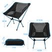 Camping Fishing Folding Chair, Compact Portable Chair with Carry Bag for Outdoor Activities, Camping, Beach, Hiking, Maximum Load 150 kg,Orange