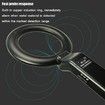 Metal Detector Wand Security Scanner, Hand Held Metal Detector with Sound Vibration Alarms, High Sensitivity Security Scanner, Detects Metal