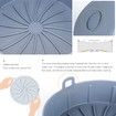 Air Fryer Reusable Liner 19CM (7.5-inch), FGSAEOR Airfryer Oven Insert Silicone Bowl, Replacement of Parchment Paper Liners