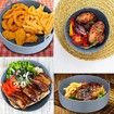 Air Fryer Reusable Liner 19CM (7.5-inch), FGSAEOR Airfryer Oven Insert Silicone Bowl, Replacement of Parchment Paper Liners