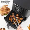 19CM Square Original Reusable Air Fryer Liners Plus Magnetic Cheat Sheet (3Pack)
