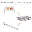 Portable Stainless Steel BBQ Grill Folding BBQ Grill Mini Pocket BBQ Grill Barbecue Accessories For Home Outdoor Park Use