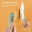 Pumpkin Pet Brush Self Cleaning Slicker Brush for Shedding Dog Cat Grooming Comb Removes