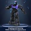 New RC Intelligent Robot Toy JJRC Robot Warrior Toy Gesture Sensing Programmable Robot for Kids 3+, Purple