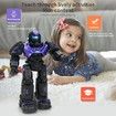 New RC Intelligent Robot Toy JJRC Robot Warrior Toy Gesture Sensing Programmable Robot for Kids 3+, Purple