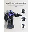 New RC Intelligent Robot Toy JJRC Robot Warrior Toy Gesture Sensing Programmable Robot for Kids 3+, Purple