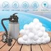 Bestway Pool Filter Balls 32pcs Eco-Friendly Replacement Fiber Media for Sand Filter Cleaning