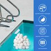 Bestway Pool Filter Balls 32pcs Eco-Friendly Replacement Fiber Media for Sand Filter Cleaning