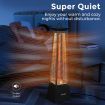 Maxkon 2000W Infrared Tower Heater 360 Degree Carbon Fibre Instant Heat Indoor Outdoor Electric Patio