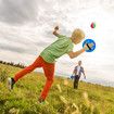 Outdoor Games for Kids, Toss and Catch Ball Set, Beach Games for Kids with 4 Paddles 4 Balls , Yard Games Outdoor Toys Playground Sets for Kids