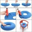 Anti-bedsore inflatable cushion for pregnant women and elderly care cushion