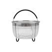 Steamer Basket for Instant Pot Accessories 6 Qt Only- Stainless Steel Steam Insert with Premium Handle for 6 Quart Pressure Cookers - Vegetables, Eggs, Meats, etc