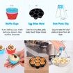 8 Inch XL Air Fryer Accessories, 16 Pcs Deep Fryer Accessories with Recipe Cookbook for Growise Phillips Cozyna Fits All 4QT - 5.8QT Air Fryer