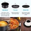 8 Inch XL Air Fryer Accessories, 16 Pcs Deep Fryer Accessories with Recipe Cookbook for Growise Phillips Cozyna Fits All 4QT - 5.8QT Air Fryer
