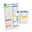 Air Fryer Accessories Cook Times, Airfryer Accessory Magnet Sheet Quick Reference Guide for Cooking and Frying (White)