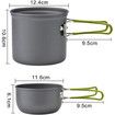 Camping Kitchen Utensil Set, carabiner set, fork, spoon, camping, hiking, backpack