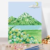 40X50CM DIY Painting by Numbers for Beginners on Canvas, assemble frame Color by Number Art Kits