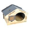 Large Wooden Cat House Indoor Condo Durable Kitty Scratching Furniture for Cats Rabbit