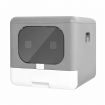 Cat Litter Tray Box Kitty Covered Hooded Enclosed Large Pet Toilet Top Entry Furniture Foldable Gray