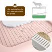 Cat Litter Box Top Entry Kitty Enclosed Tray Pet Toilet Large Covered Hooded Furniture Foldable Pink