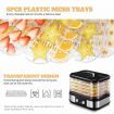Maxkon 5 Trays Food Dehydrator Dryer Machine Fruit Mushroom Jerky Meat Vegetable 450W