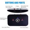2 in 1 Wireless Bluetooth Transmitter Adapter Compatible with TV, PC, CD, Speaker, iPhone, iPod, Tablets, Car Stereo