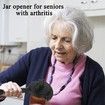 Jar Opener, Bottle Opener for Weak Hands or Seniors with Arthritis, Strain-Free Multi Purpose Bottle Lid Opener for kithcen