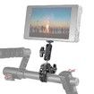 R094 Metal Clamp With Double Ball Head Magic Arm 1/4 hole 3/8 hole screw hole to mount camera monitor