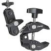 R094 Metal Clamp With Double Ball Head Magic Arm 1/4 hole 3/8 hole screw hole to mount camera monitor
