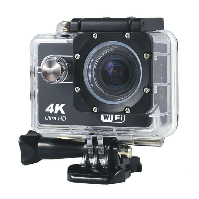 4K 16MP WiFi HD Underwater Waterproof Camera 30M Sports Camcorder with 170 Degree Wide Angle Lens