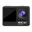 4 K 60 fps 2 Inch and 1.3 Inch Dual Screen Action Camera 170 Degree Underwater Camera Helmet Go Sports Vlog Camera with Microphone