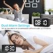Digital Alarm Clock Radio with Wireless Charging, USB Fast Charger, Bluetooth Speaker,3 Level Dimmable LED Display