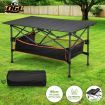 Folding Camping Table Portable Picnic Outdoor Foldable Desk Aluminium with Storage Carry Bag