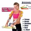 Wonder Arm Upper Body Workout Machine Upper Arm Exerciser with 3 Resistance Bands,Neat and Portable Arms Workout Machine White (1pc)