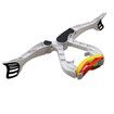 Wonder Arm Upper Body Workout Machine Upper Arm Exerciser with 3 Resistance Bands,Neat and Portable Arms Workout Machine White (1pc)