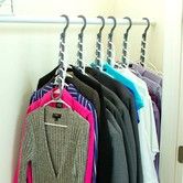 10Pcs Thicken Space Saving Hangers for Clothes,Magic Hangers Easy Save Triples Closet Space, Multi Hanger-Space Saver Hangers (Black)