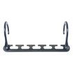 10Pcs Thicken Space Saving Hangers for Clothes,Magic Hangers Easy Save Triples Closet Space, Multi Hanger-Space Saver Hangers (Black)