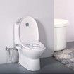 Bidet Fresh Water Spray Self-Cleaning and Retractable Nozzle, Non-Electric Mechanical Bidet Toilet Seat Attachment,Reduce Toilet Paper