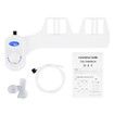 Luxury Toilet Bidet Easy Seat Attachment, Adjustable Bidet Spray, and Pressure Controls