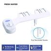 Luxury Toilet Bidet Easy Seat Attachment, Adjustable Bidet Spray, and Pressure Controls
